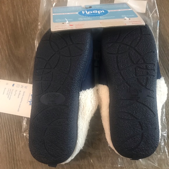 Floopi Olivia Faux Suede Clog Slippers - Picture 3 of 3